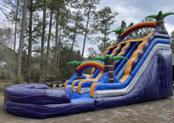 Purple20Water20Slide20 20The20Jumpy20Place20Large 1706298336 Purple Tropical Double Lane Water Slide with Pool