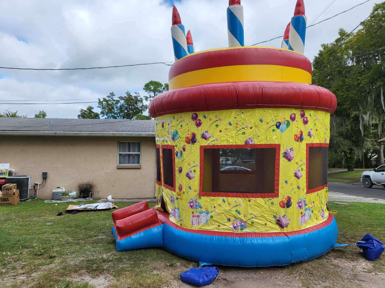 Birthday Cake Bounce House