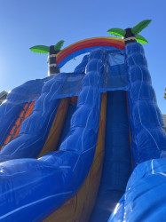 Curve20Waterslide20Platform20 20The20Jumpy20Place 1737147574 Curve Action Double Lane Slide with Pool
