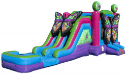 butterfly20bounce20and20slide20combo20The20Jumpy20Place 172 1 Butterfly Dual Lane Combo