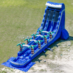 27' Tsunami Rush Dual Lane w/ Slip N Slide