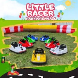 1 -Hour Bumper Car Rental & Inflatable Grid