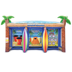 Beach Games 3-in-1– Cornhole, Frisbee Pong & Toss